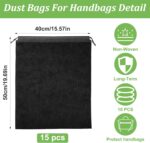 15-Pack Fabric Dust Bags