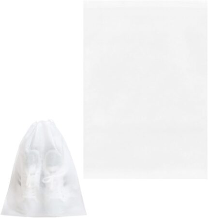 50-Pack Drawstring Shoe Bags