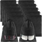 10-Pack Travel Shoe Bags