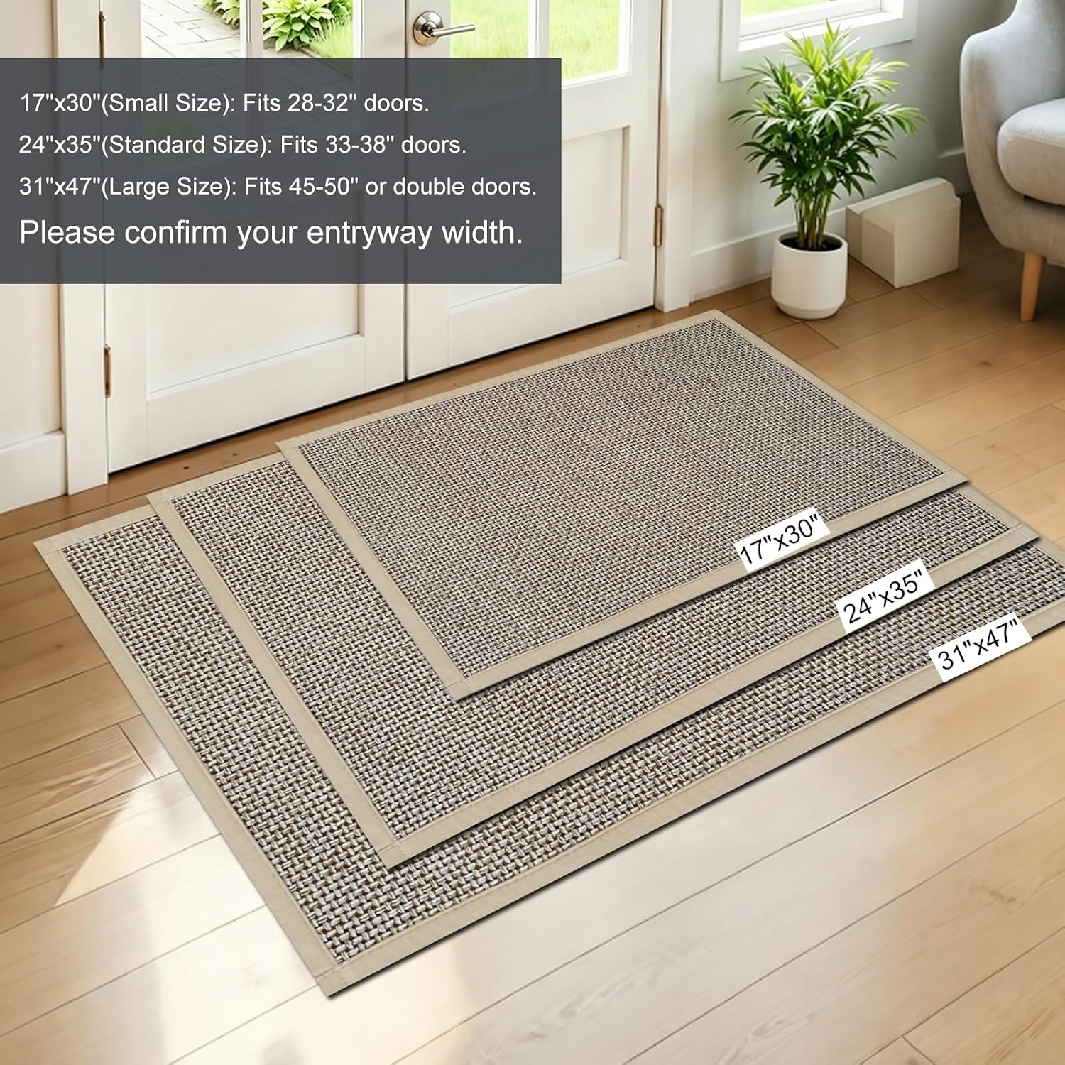 Braided Brown Doormat