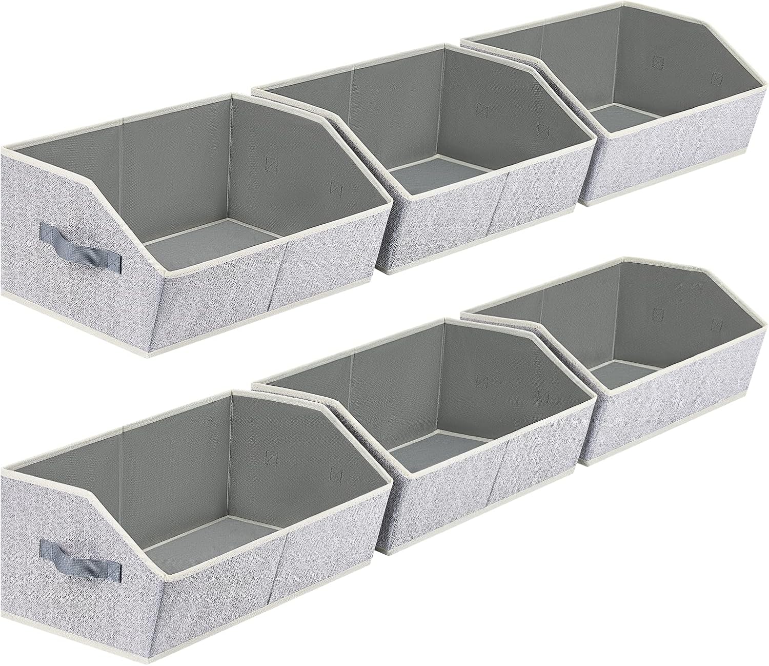 6-Pack Fabric Storage Bins