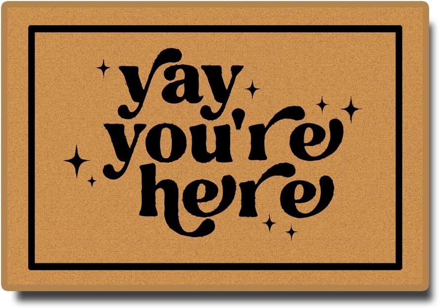 Printed Message Doormat