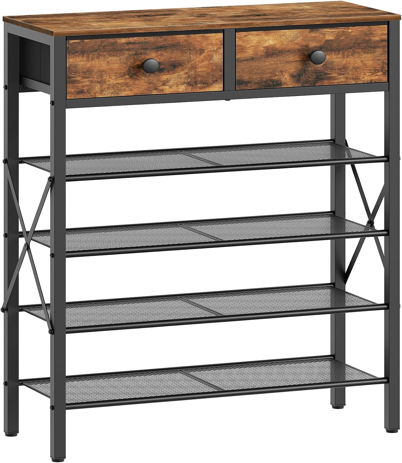 5-Tier Shoe Rack with Drawer