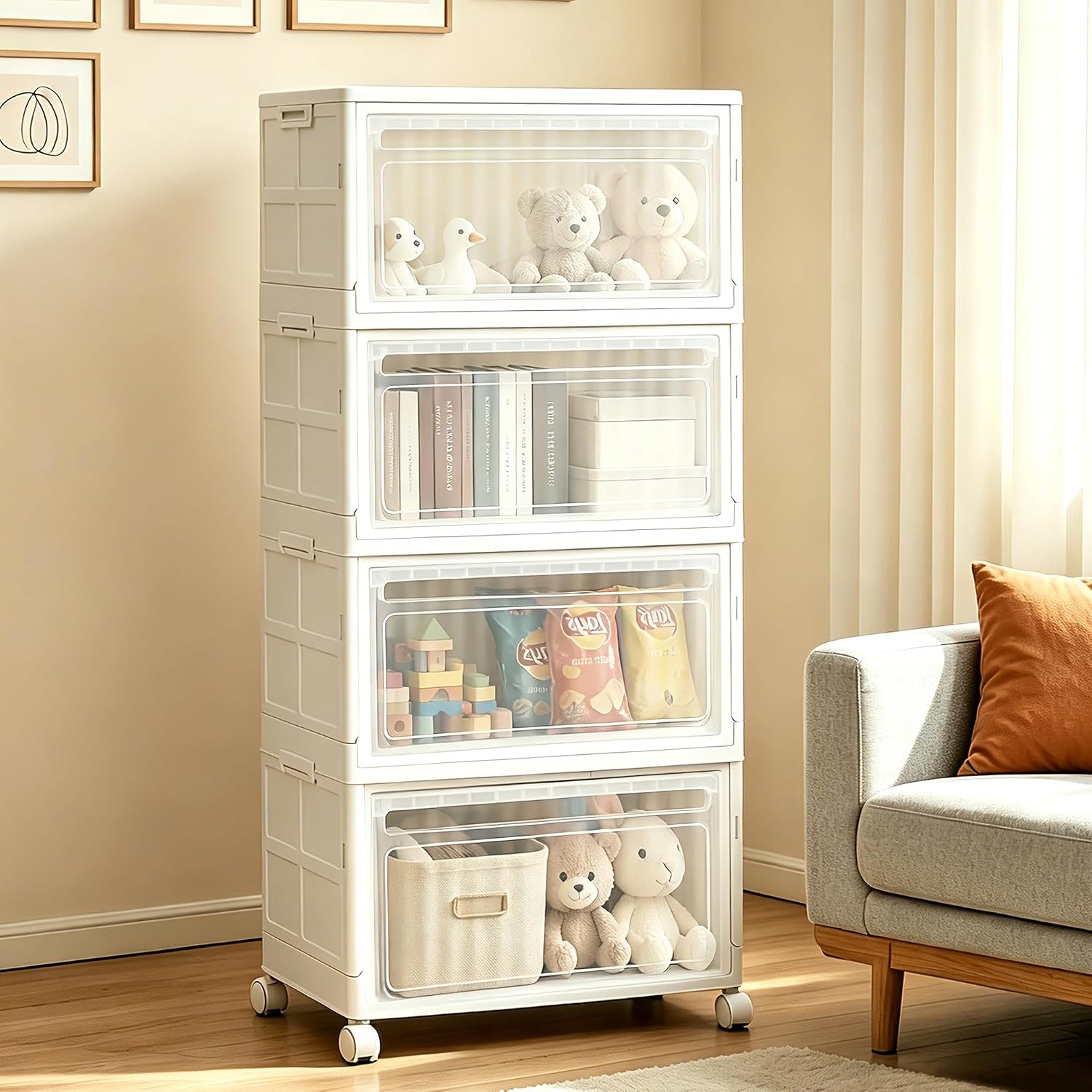 32-Quart Stackable Storage Bins